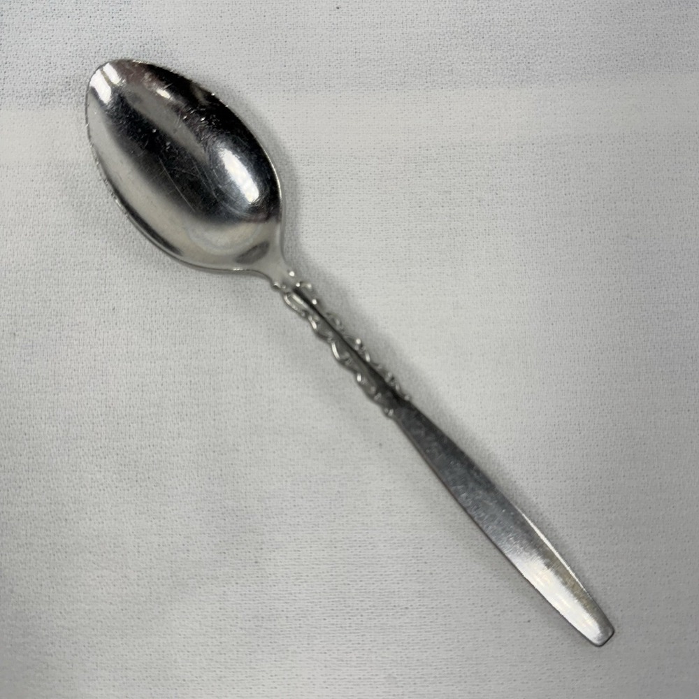 International Lyon ALHAMBRA Stainless Satin Handle Flatware Teaspoon 6  1/4"